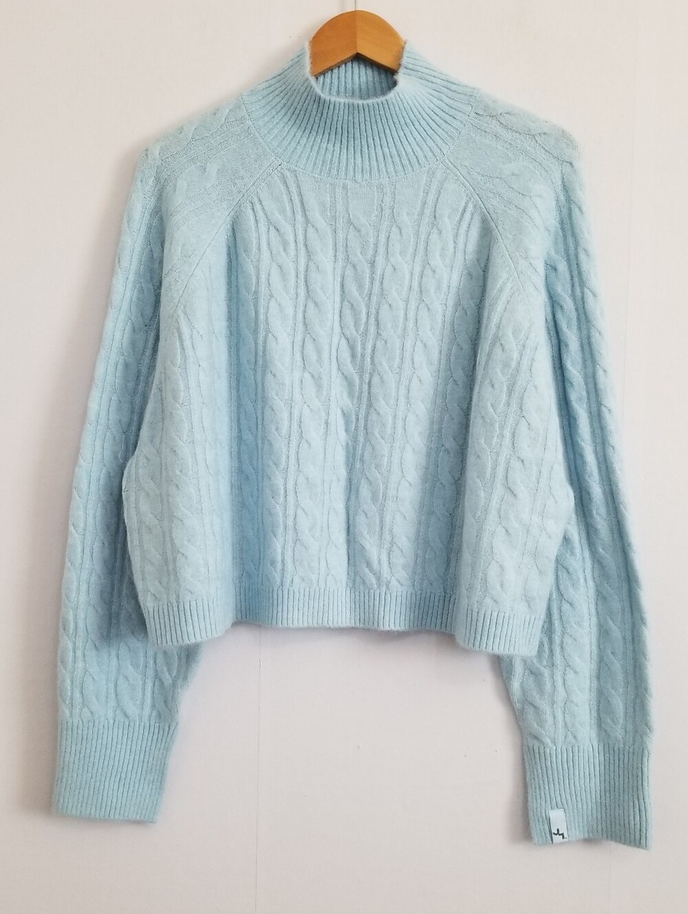 NWT Joylab Cool Blue Mock Neck Sweater Size Large
